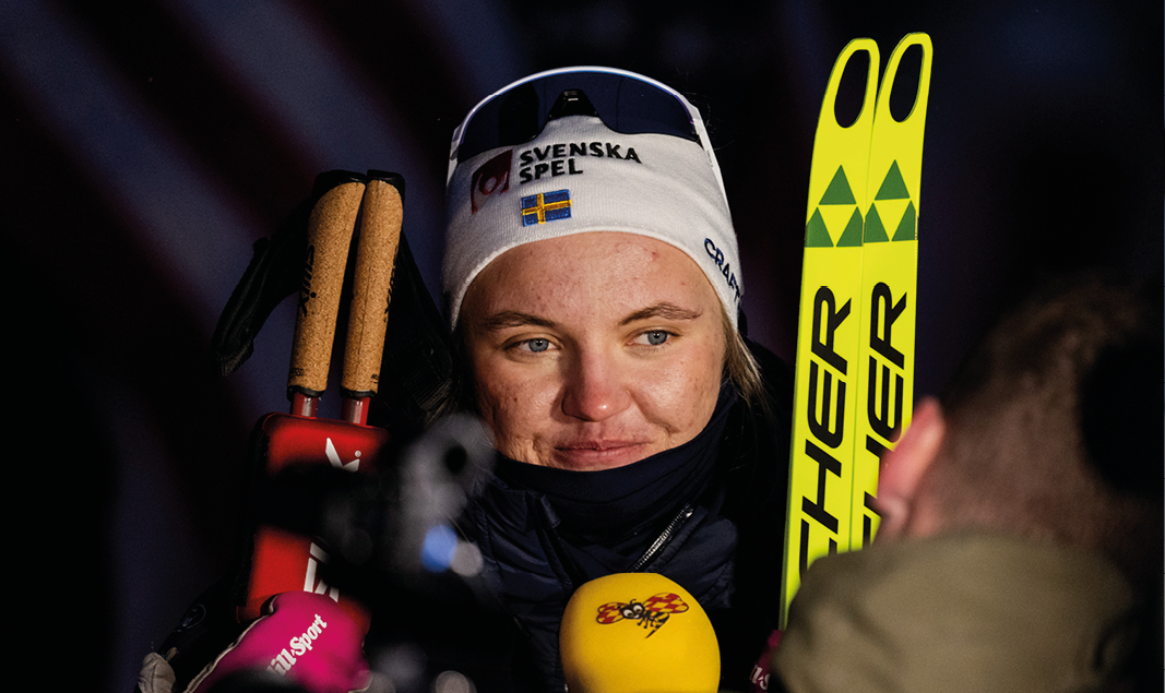 Linn Svahn tog flest pallplaceringar av svenskarna på etapperna under årets Tour de Ski.