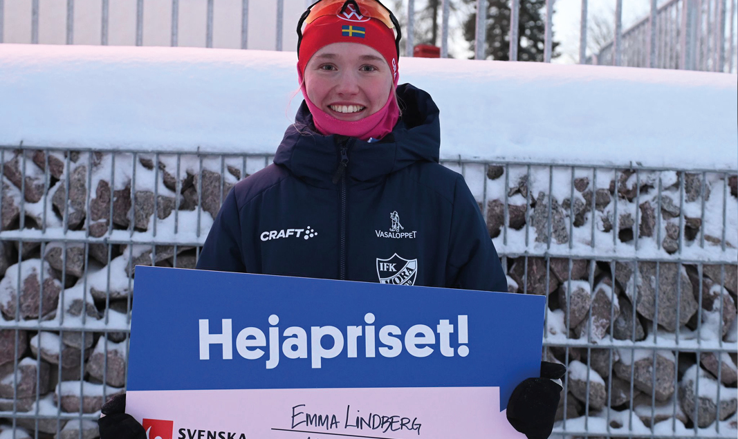 Emma Lindberg vann Hejapriset i Falun. Fotograf: Rolf Zetterberg