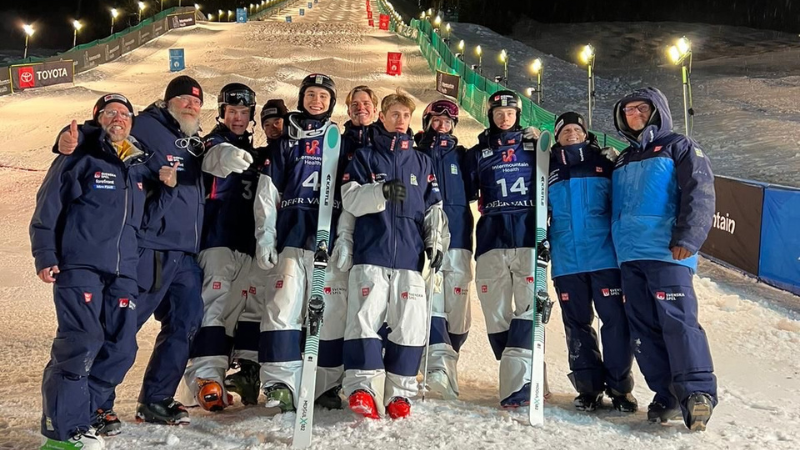 Ski Team Sweden Moguls stod för en stark laginsats under den första tävlingsdagen i Deer Valley. 