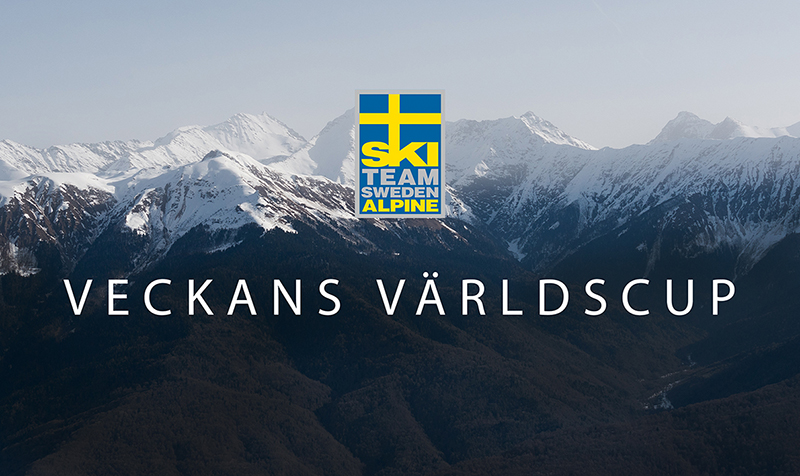 Veckans världscup med Ski Team Sweden Alpine, svenska alpina landslaget