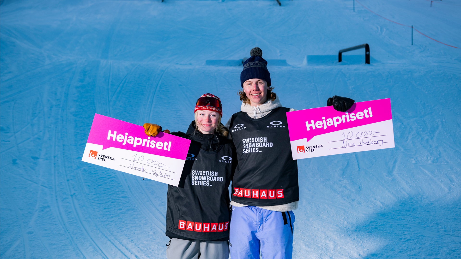 Novalie Engholm och Nias Hedberg vinner SSS-totalen och Svenska Spels Hejapris