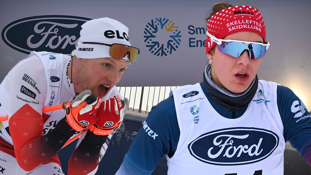 Björn Sandström och Elin Henriksson vinnare i Falun 10 km klassiskt FOTO: Rolf Zetterberg