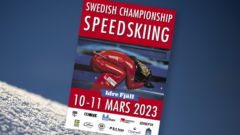 Poster för SM-tävlingar i speedski