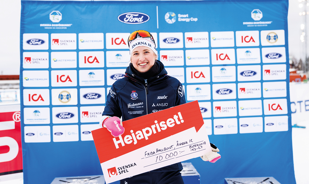 Frida Hallquist vann Hejapriset i Östersund.