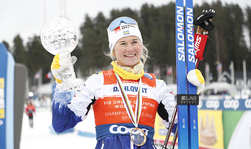 Maja Dahlqvist vinner sprintcupen 22/23 Foto: TOMI HÄNNINEN/BILDBYRÅN