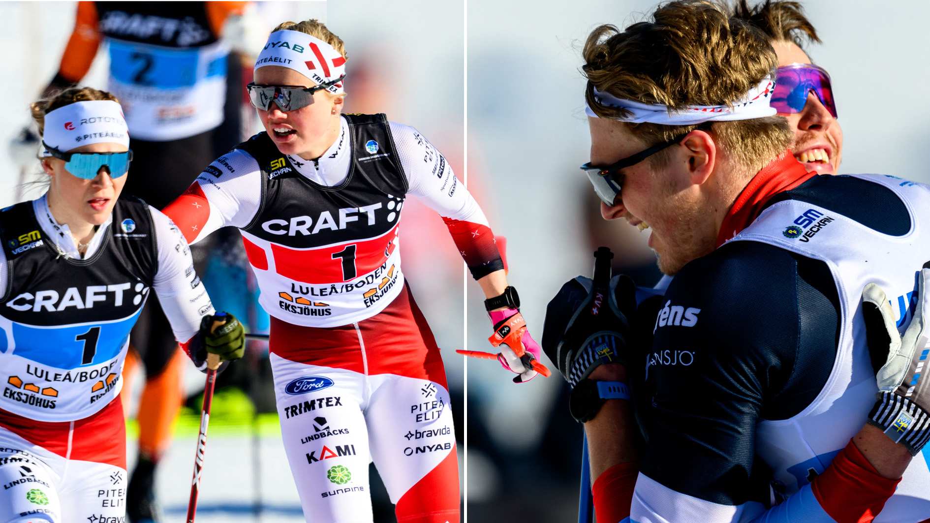 Spännande SM-sprintstafett avgjordes i Boden under torsdagen. FOTO: CARL SANDIN/BILDBYRÅN