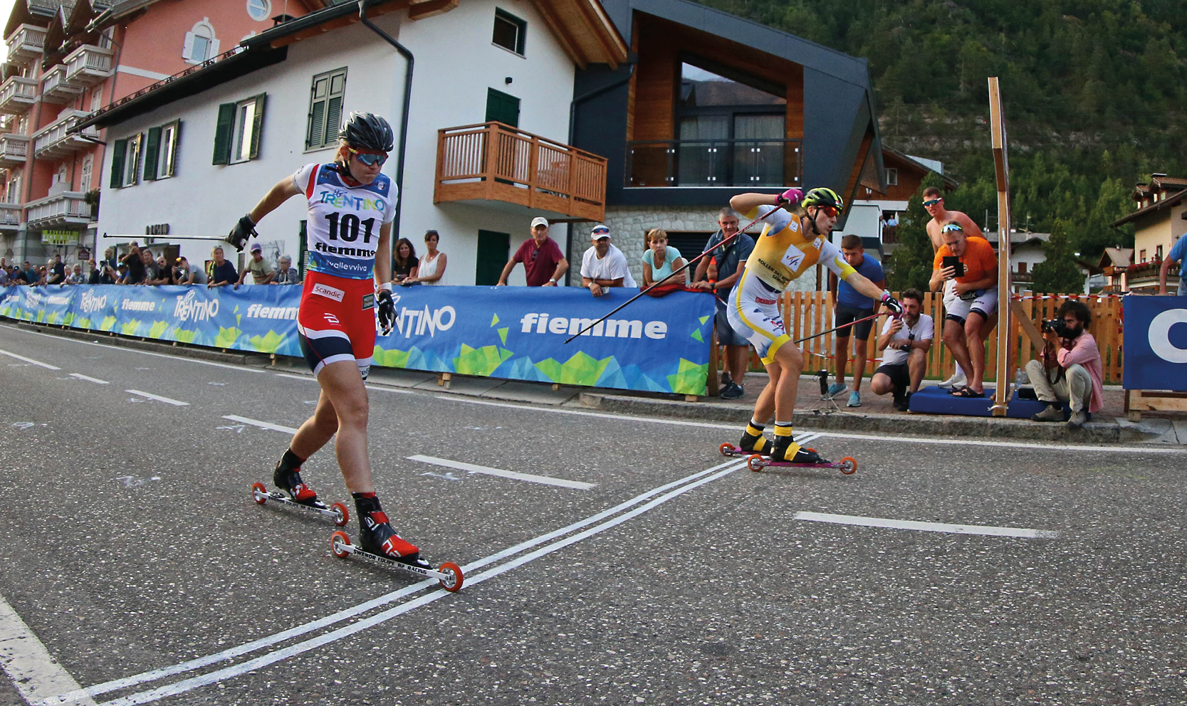 Linn Sömskar vann supersprinten under avslutningshelgen i Val di Fiemme.