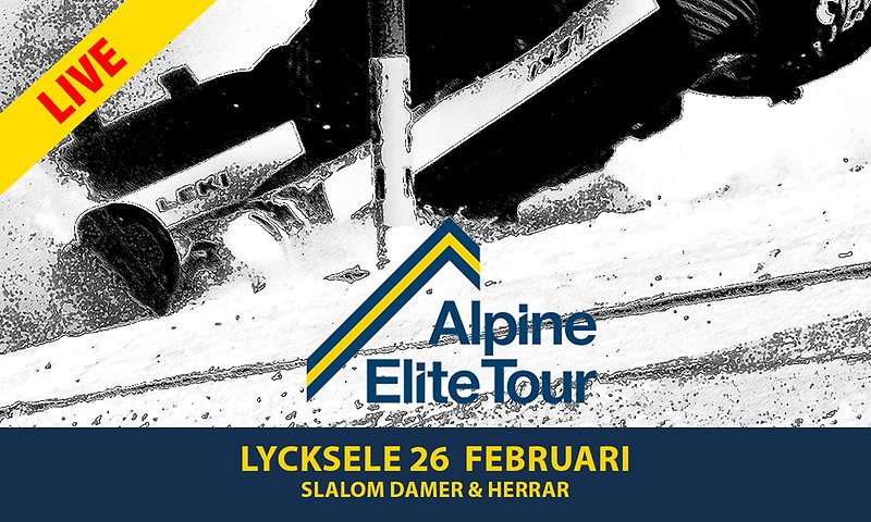 Alpine Elite tour livesändning Lycksele